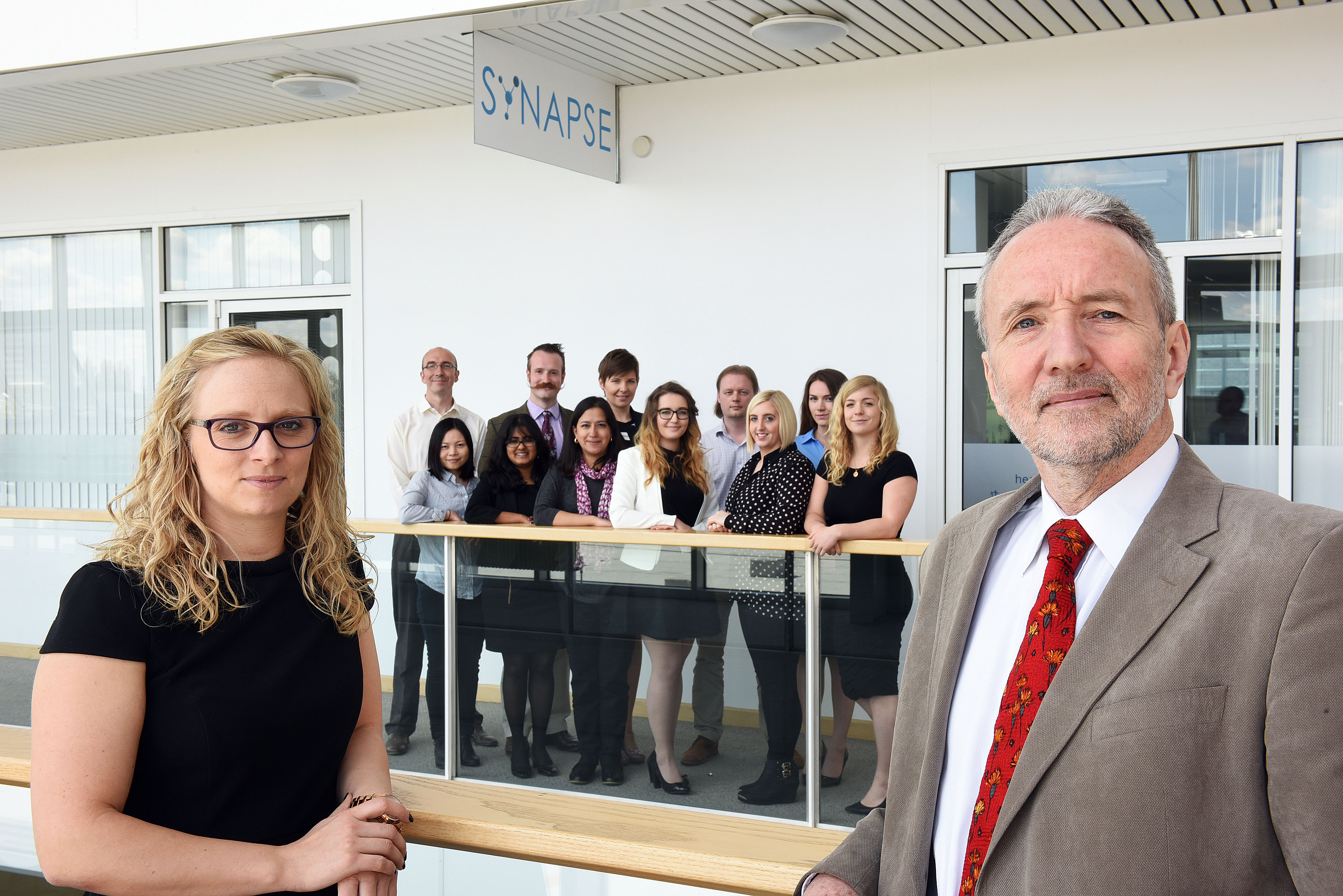 Tineke Booth, Brian Donnelly and other members of the Synapse team